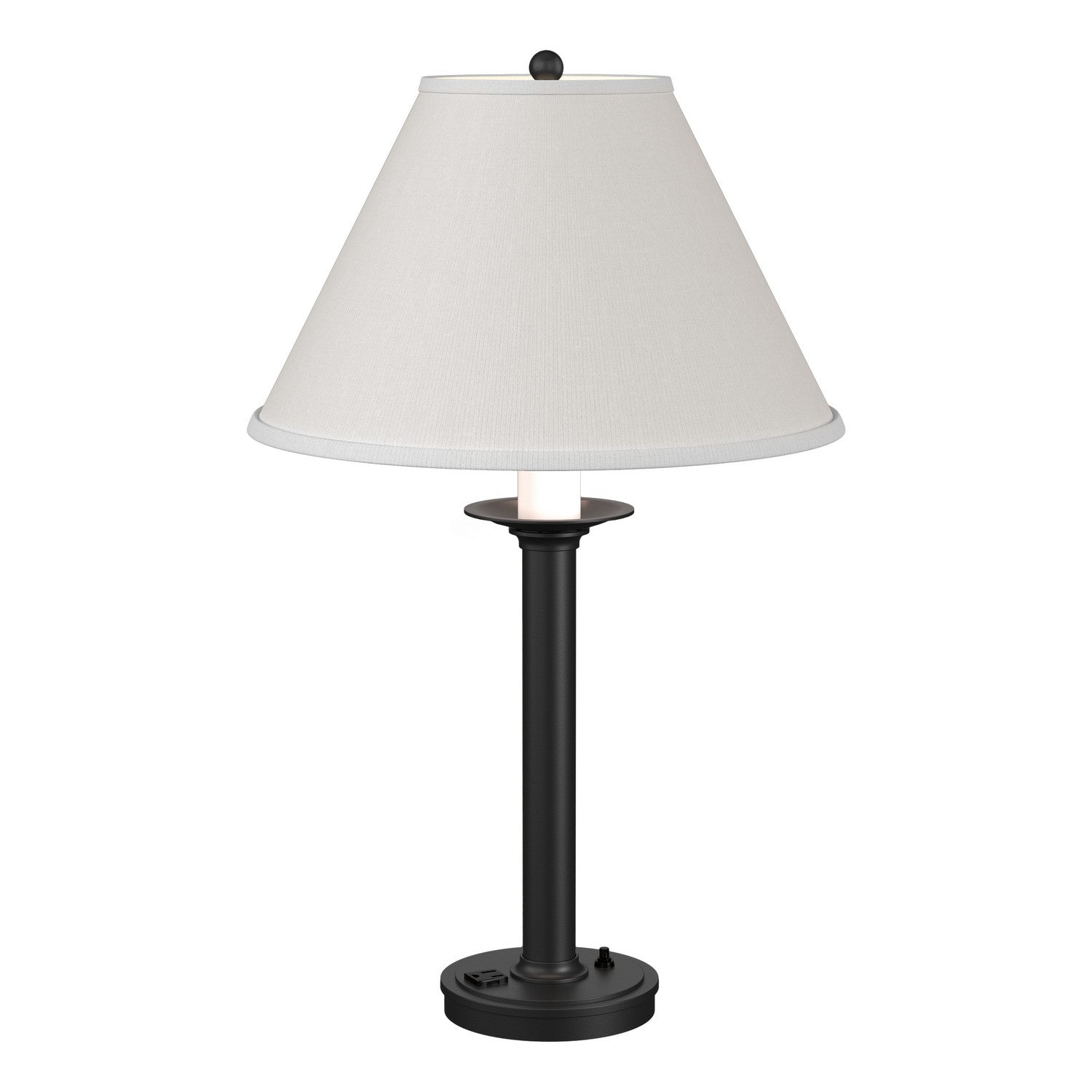 Hubbardton Forge - One Light Table Lamp - Simple Lines - Black- Union Lighting Luminaires Decor