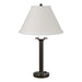 Hubbardton Forge - One Light Table Lamp - Simple Lines - Oil Rubbed Bronze- Union Lighting Luminaires Decor