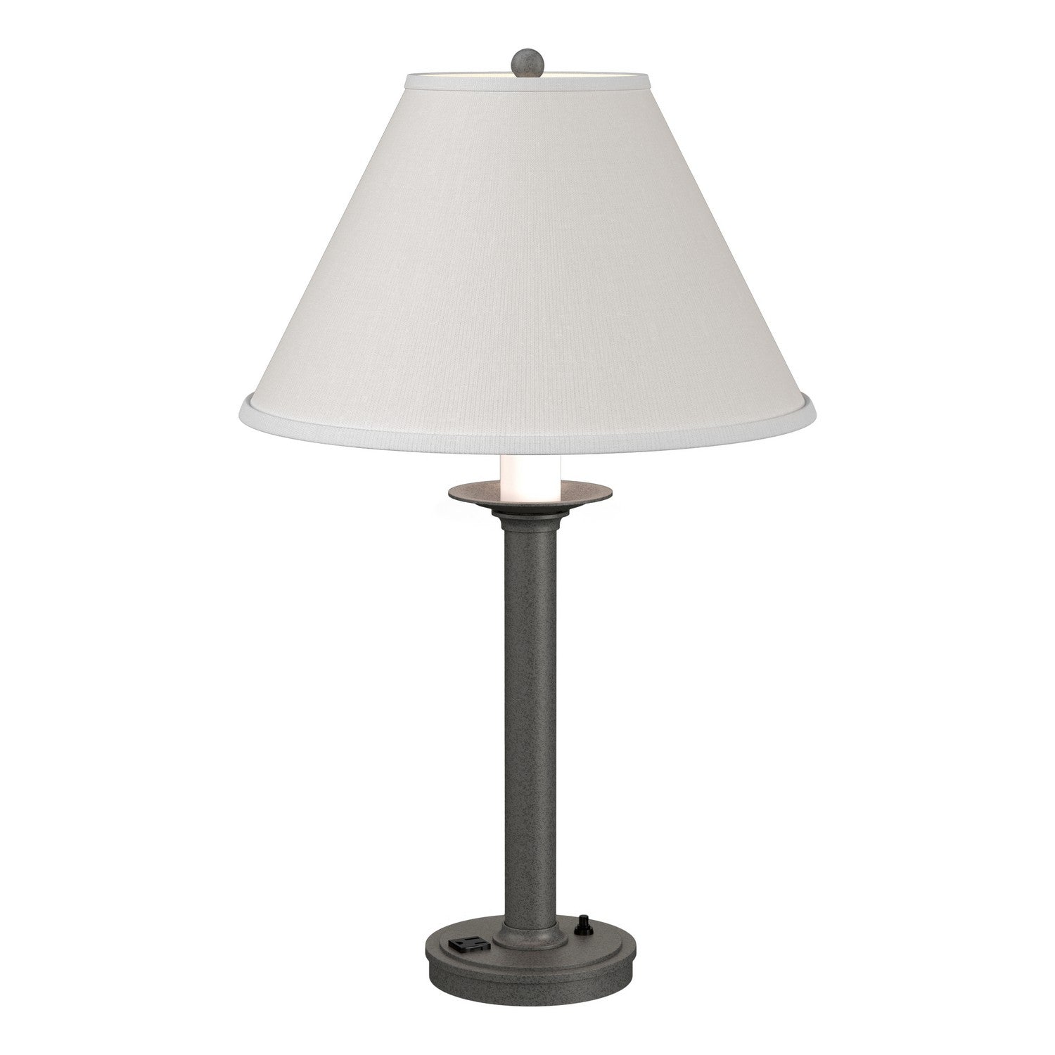 Hubbardton Forge - One Light Table Lamp - Simple Lines - Natural Iron- Union Lighting Luminaires Decor