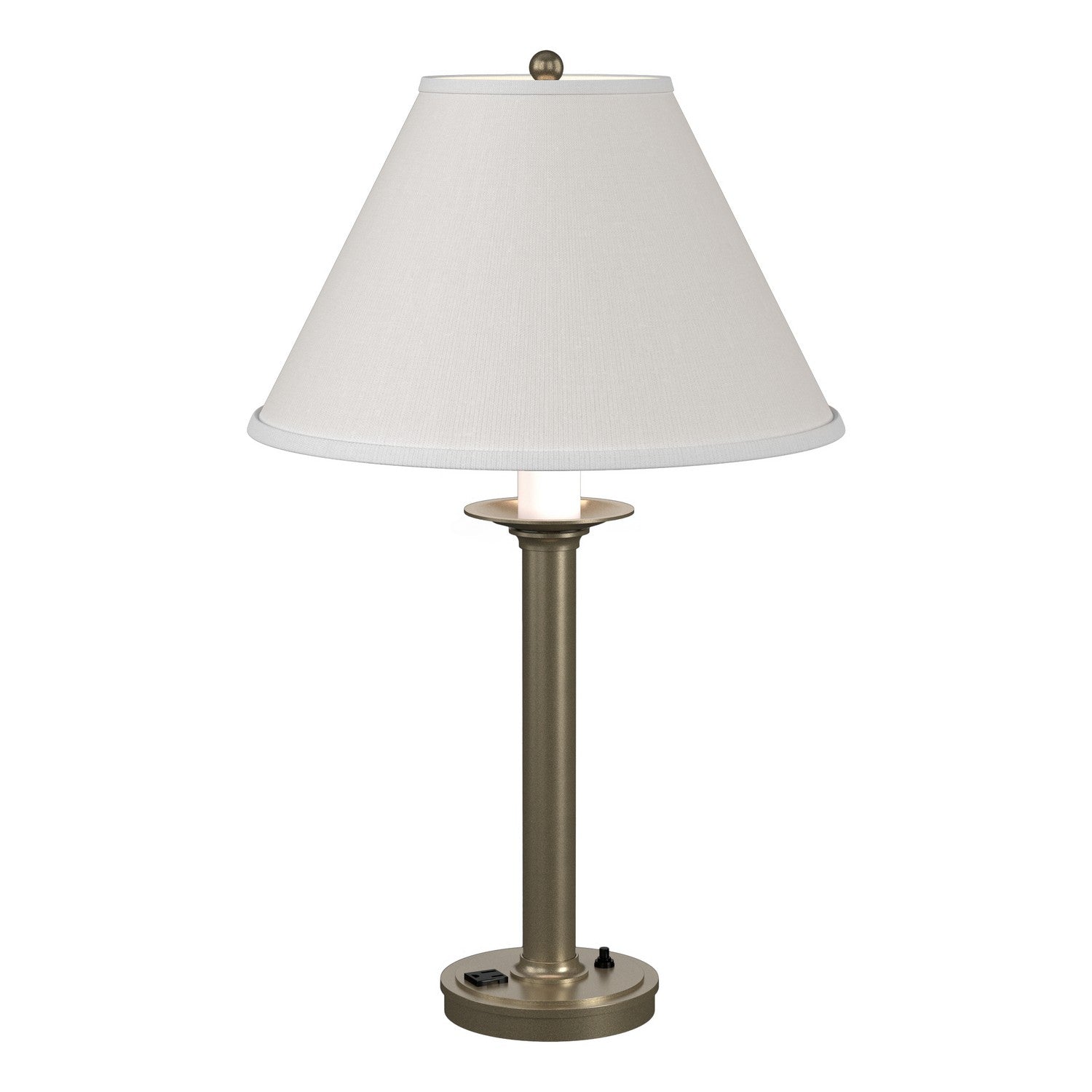 Hubbardton Forge - One Light Table Lamp - Simple Lines - Soft Gold- Union Lighting Luminaires Decor