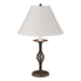 Hubbardton Forge - One Light Table Lamp - Twist Basket - Bronze- Union Lighting Luminaires Decor