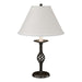 Hubbardton Forge - One Light Table Lamp - Twist Basket - Oil Rubbed Bronze- Union Lighting Luminaires Decor