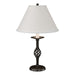 Hubbardton Forge - One Light Table Lamp - Twist Basket - Oil Rubbed Bronze- Union Lighting Luminaires Decor