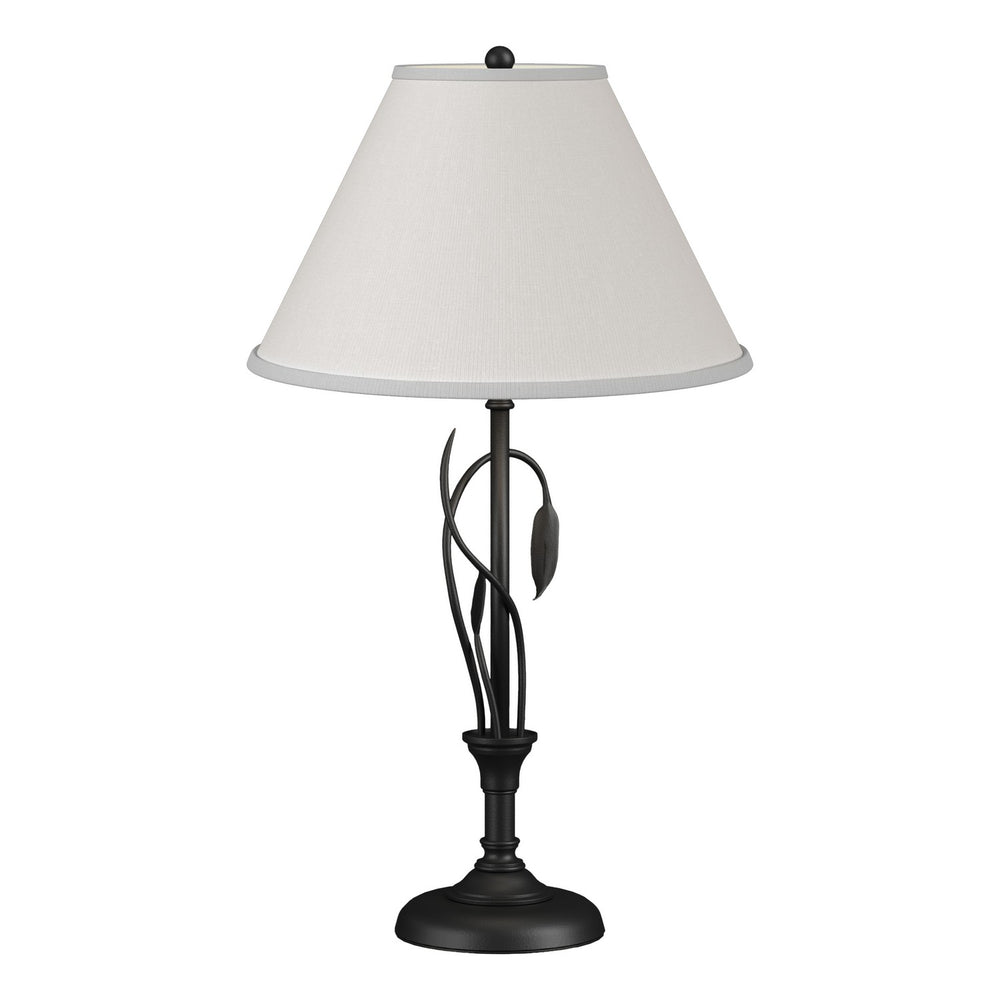 Hubbardton Forge - One Light Table Lamp - Leaf - Black- Union Lighting Luminaires Decor