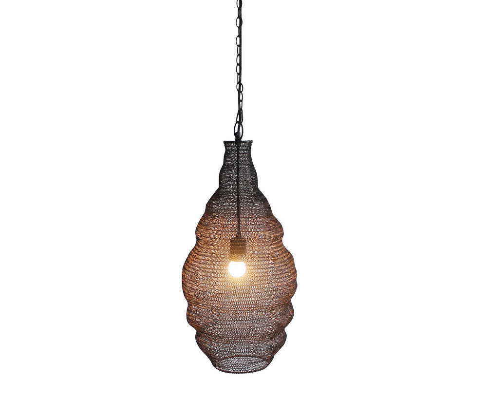 Bethel International Canada - One Light Pendant - Satin Black- Union Lighting Luminaires Decor