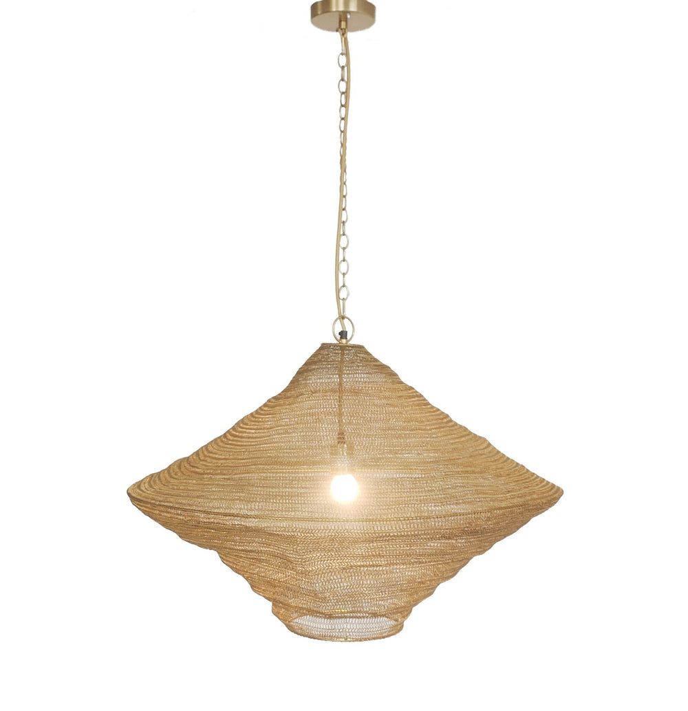 Bethel International Canada - One Light Pendant - Gold- Union Lighting Luminaires Decor