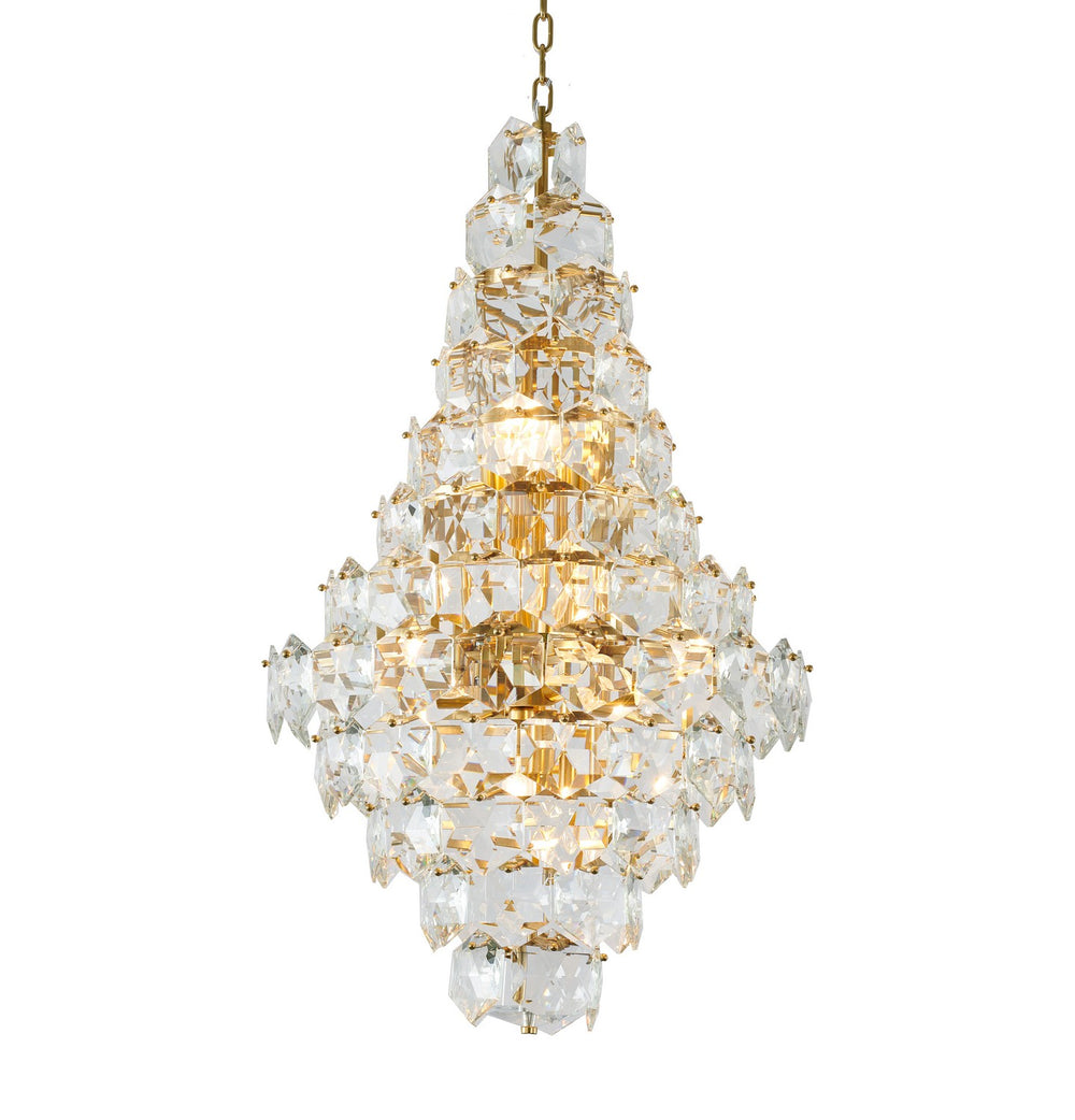 Bethel International Canada - 15 Light Chandelier - Brass- Union Lighting Luminaires Decor
