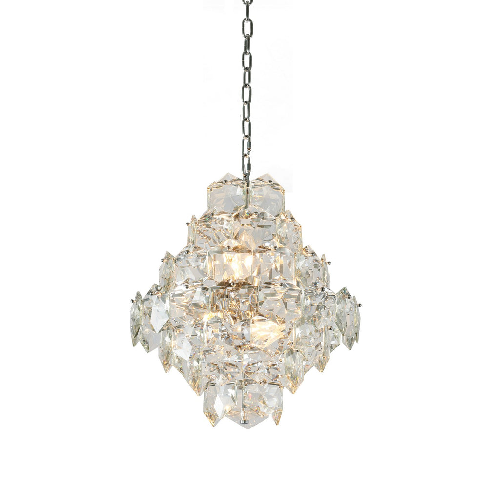 Bethel International Canada - Eight Light Chandelier - Chrome- Union Lighting Luminaires Decor