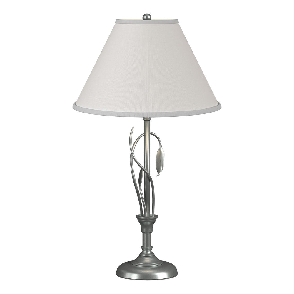 Hubbardton Forge - One Light Table Lamp - Leaf - Vintage Platinum- Union Lighting Luminaires Decor