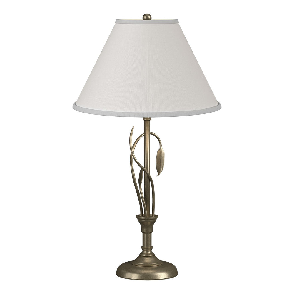 Hubbardton Forge - One Light Table Lamp - Leaf - Soft Gold- Union Lighting Luminaires Decor