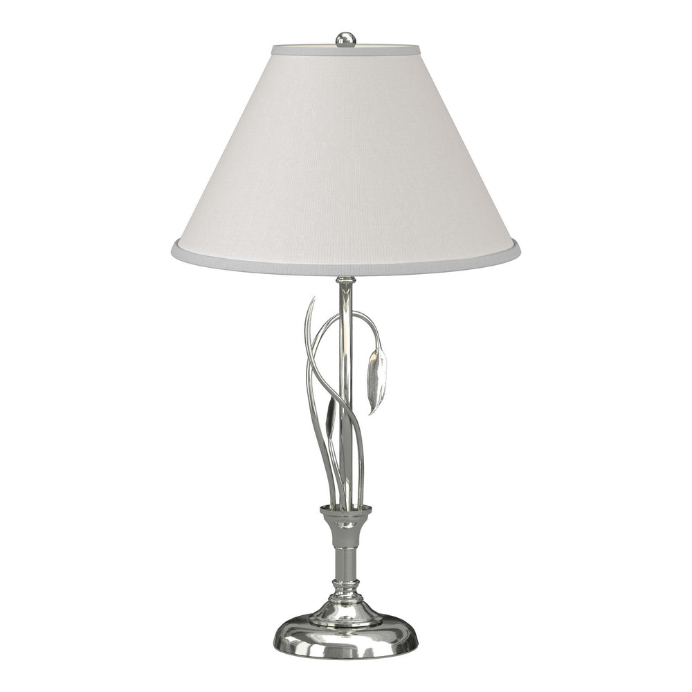 Hubbardton Forge - One Light Table Lamp - Leaf - Sterling- Union Lighting Luminaires Decor