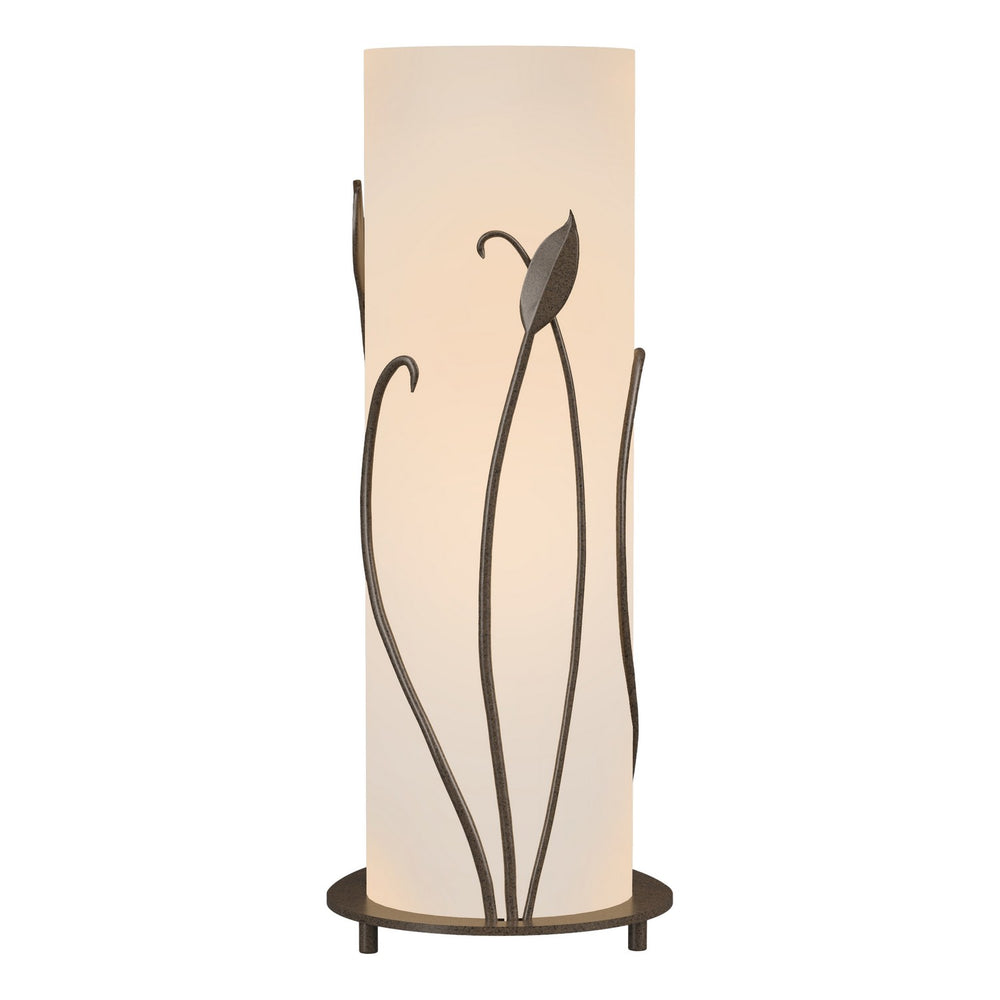 Hubbardton Forge - One Light Table Lamp - Leaf - Bronze- Union Lighting Luminaires Decor