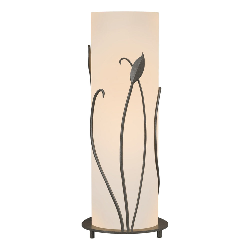 Hubbardton Forge - One Light Table Lamp - Leaf - Dark Smoke- Union Lighting Luminaires Decor