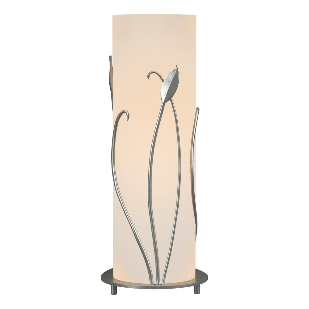 Hubbardton Forge - One Light Table Lamp - Leaf - Vintage Platinum- Union Lighting Luminaires Decor