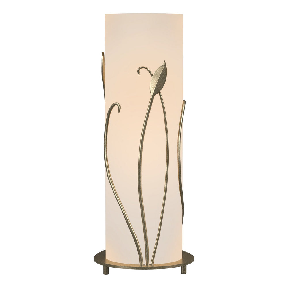 Hubbardton Forge - One Light Table Lamp - Leaf - Soft Gold- Union Lighting Luminaires Decor
