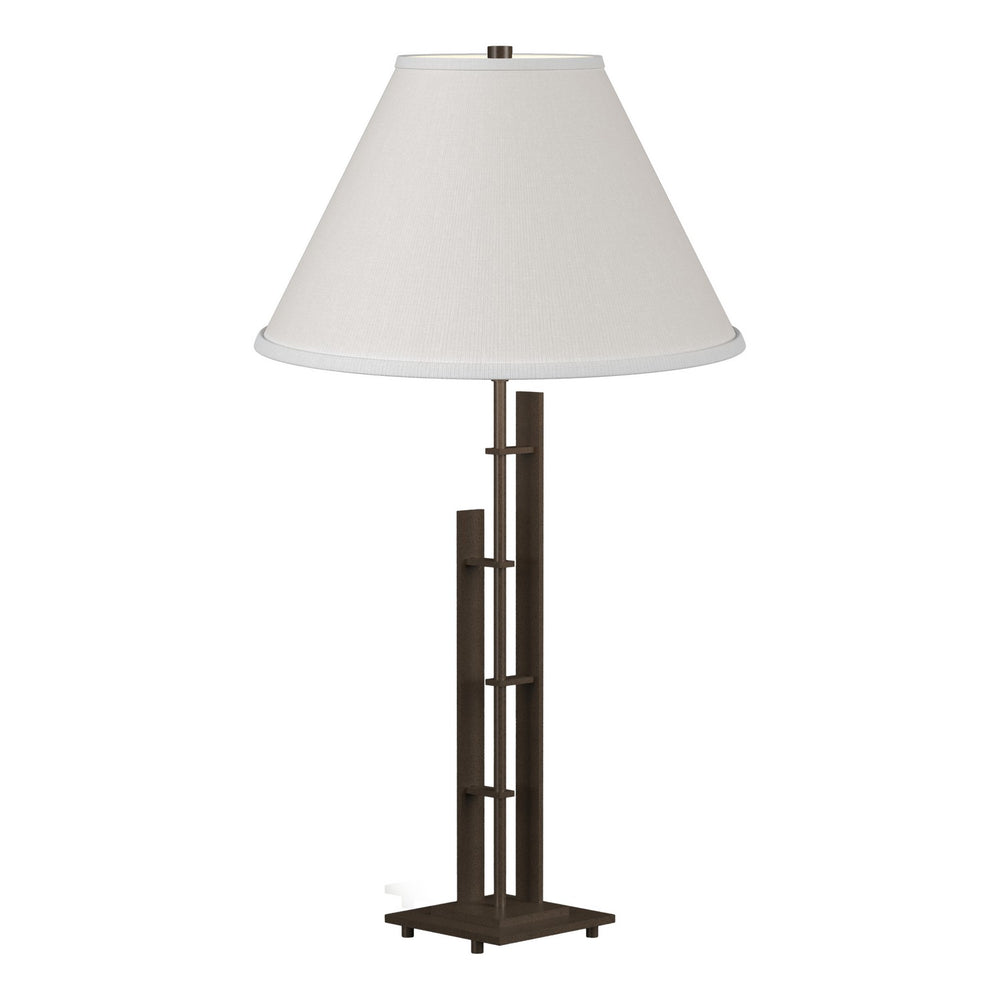 Hubbardton Forge - One Light Table Lamp - Metra - Bronze- Union Lighting Luminaires Decor