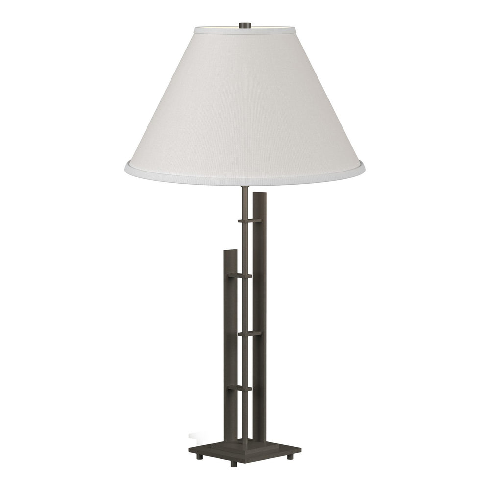 Hubbardton Forge - One Light Table Lamp - Metra - Dark Smoke- Union Lighting Luminaires Decor