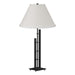 Hubbardton Forge - One Light Table Lamp - Metra - Black- Union Lighting Luminaires Decor