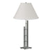 Hubbardton Forge - One Light Table Lamp - Metra - Vintage Platinum- Union Lighting Luminaires Decor