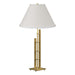 Hubbardton Forge - One Light Table Lamp - Metra - Modern Brass- Union Lighting Luminaires Decor