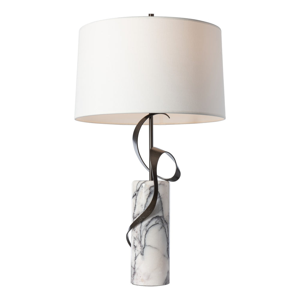 Hubbardton Forge - One Light Table Lamp - Rivulet - Dark Smoke- Union Lighting Luminaires Decor