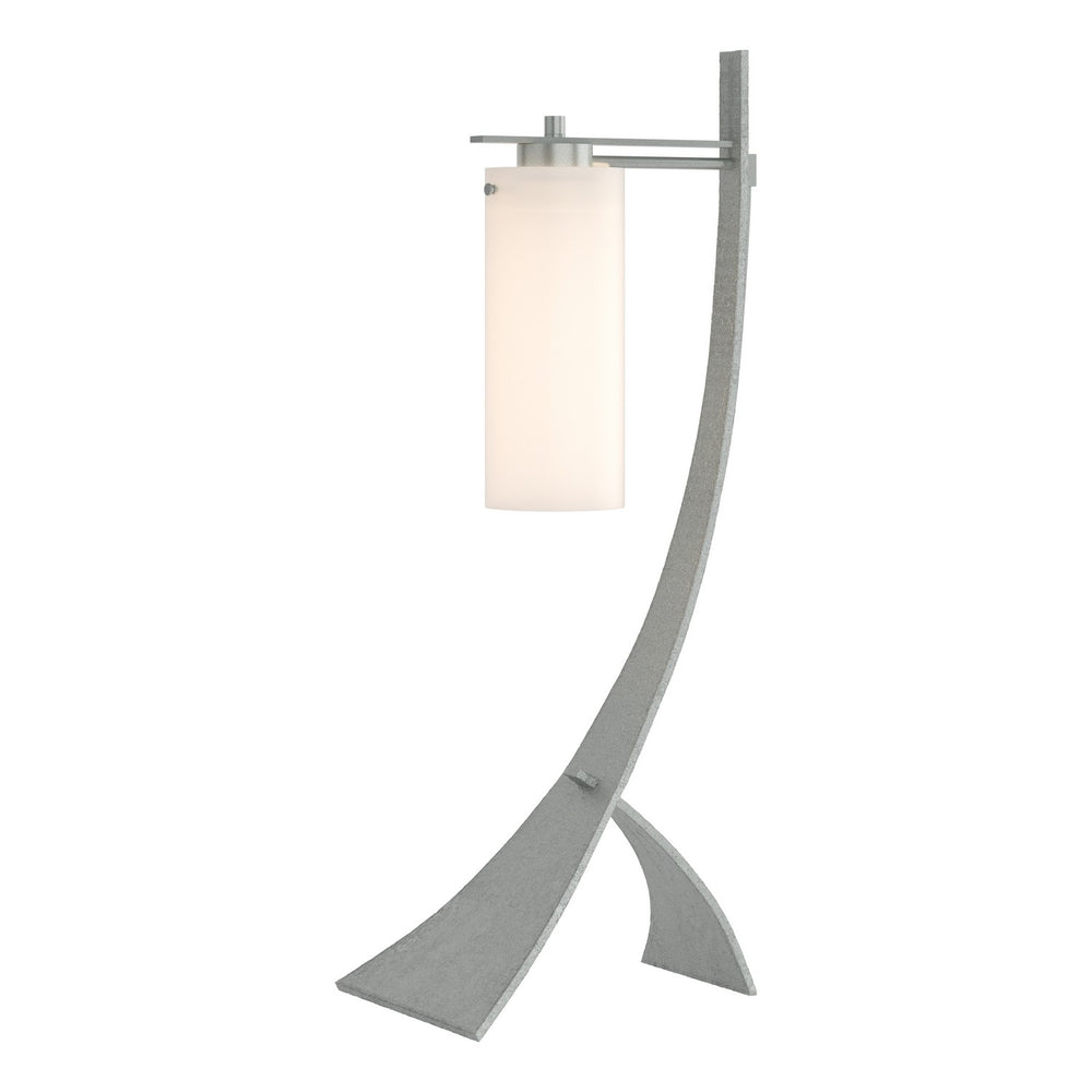 Hubbardton Forge - One Light Table Lamp - Stasis - Vintage Platinum- Union Lighting Luminaires Decor