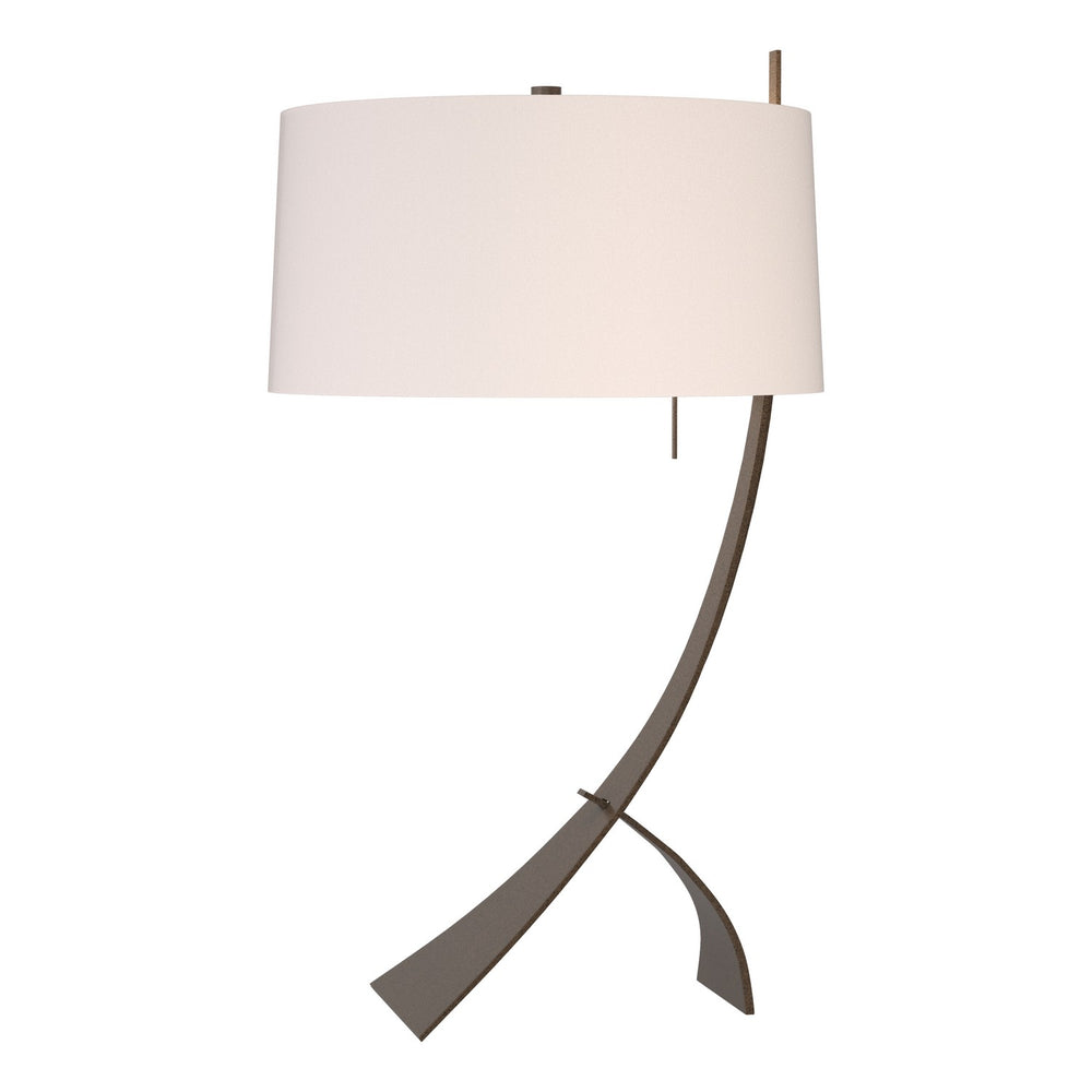 Hubbardton Forge - One Light Table Lamp - Stasis - Bronze- Union Lighting Luminaires Decor