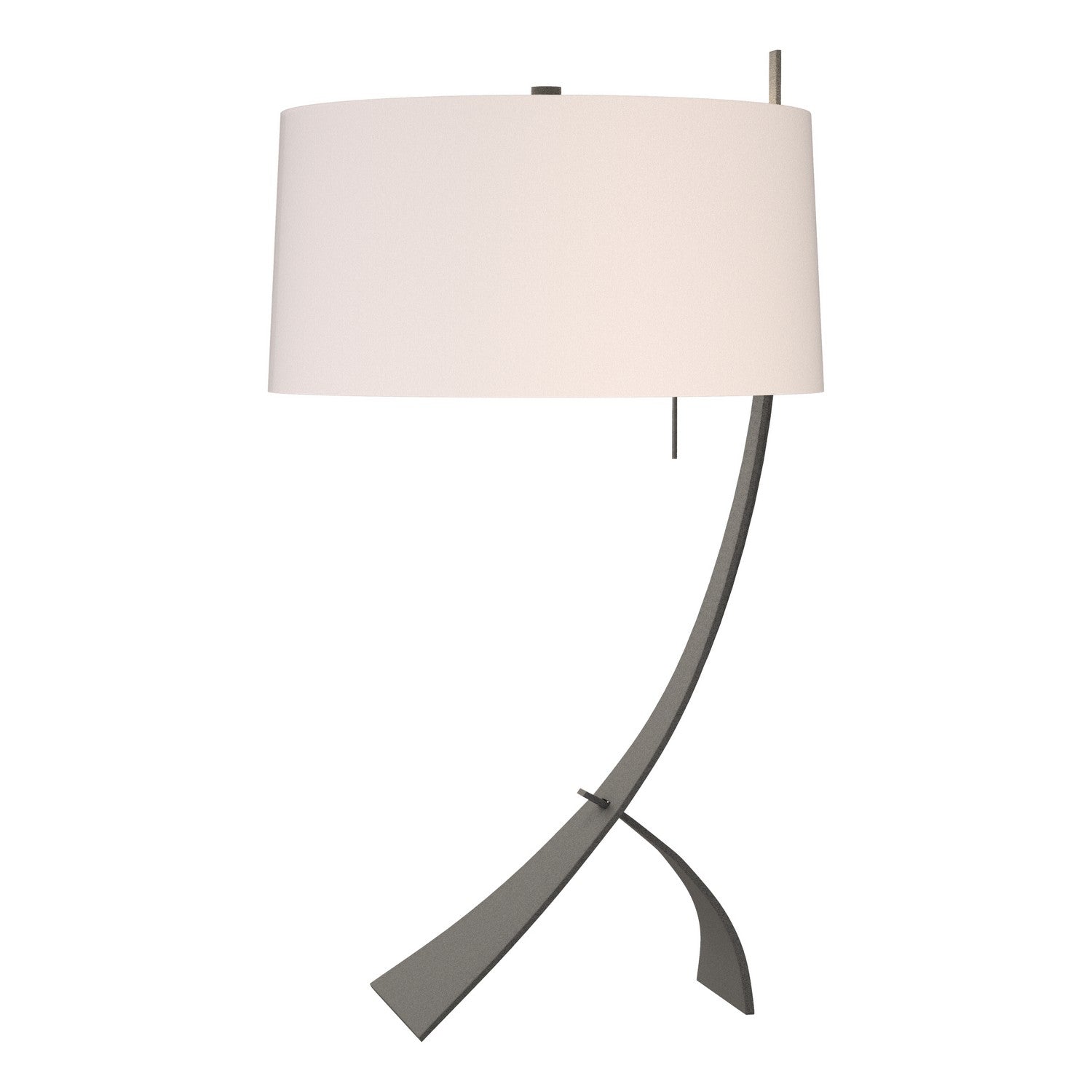 Hubbardton Forge - One Light Table Lamp - Stasis - Natural Iron- Union Lighting Luminaires Decor