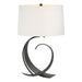 Hubbardton Forge - One Light Table Lamp - Fullered Impressions - Black- Union Lighting Luminaires Decor