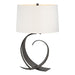 Hubbardton Forge - One Light Table Lamp - Fullered Impressions - Oil Rubbed Bronze- Union Lighting Luminaires Decor