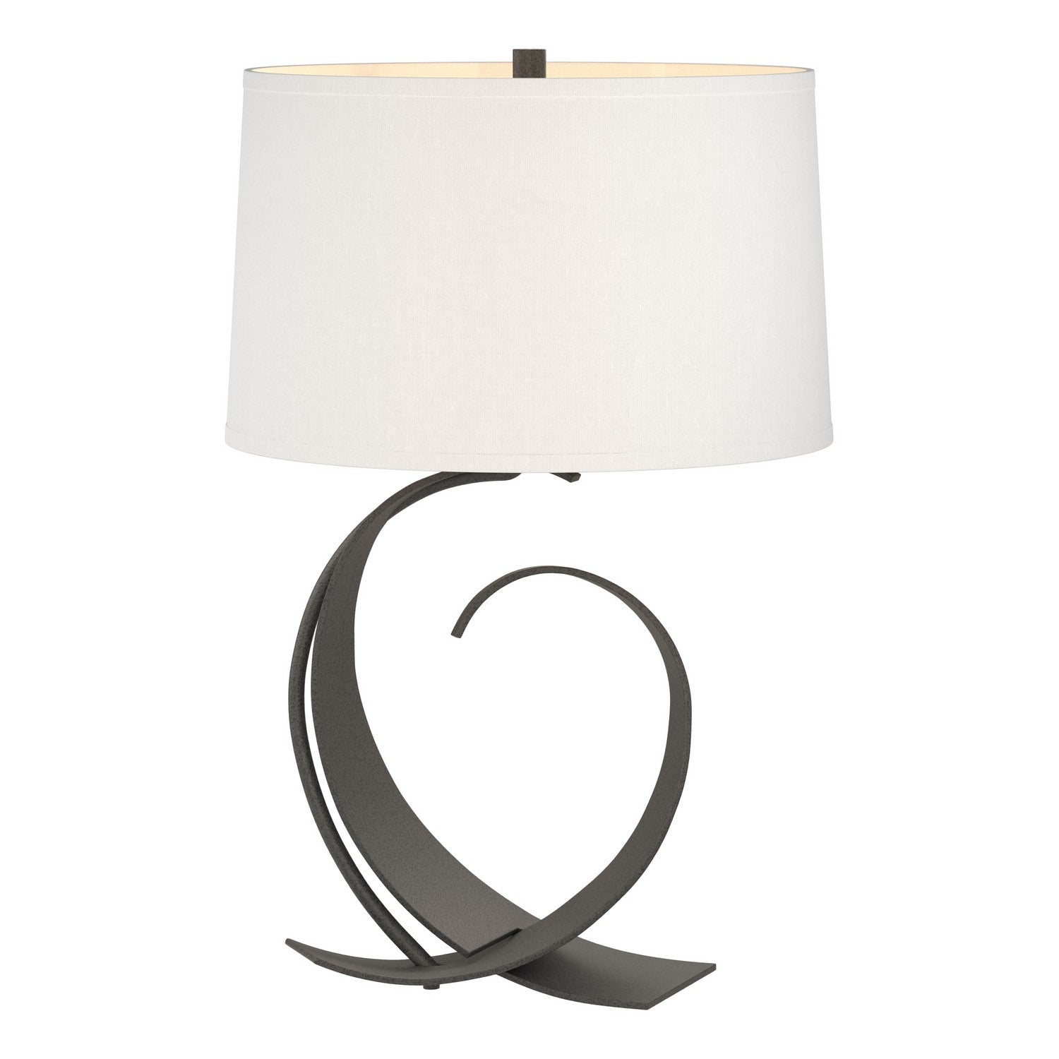 Hubbardton Forge - One Light Table Lamp - Fullered - Natural Iron- Union Lighting Luminaires Decor