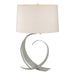 Hubbardton Forge - One Light Table Lamp - Fullered Impressions - Sterling- Union Lighting Luminaires Decor