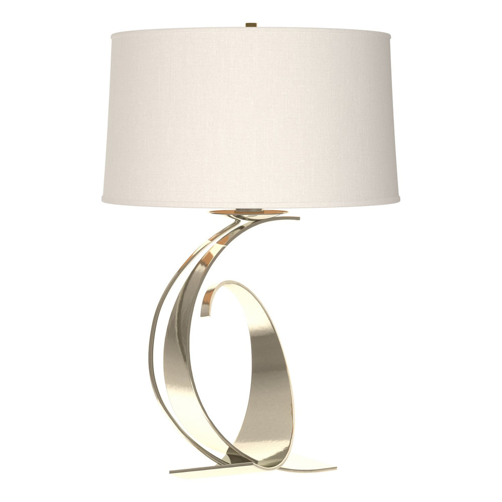 Hubbardton Forge - One Light Table Lamp - Fullered - Sterling- Union Lighting Luminaires Decor