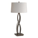 Hubbardton Forge - One Light Table Lamp - Almost Infinity - Bronze- Union Lighting Luminaires Decor