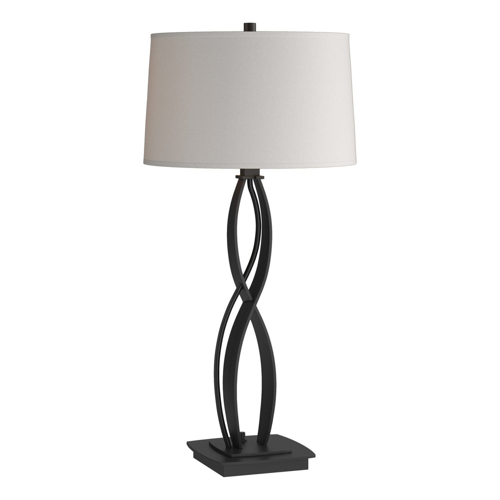 Hubbardton Forge - One Light Table Lamp - Almost Infinity - Black- Union Lighting Luminaires Decor