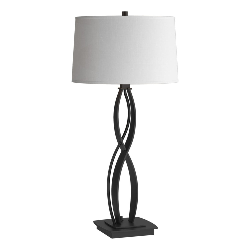 Hubbardton Forge - One Light Table Lamp - Almost Infinity - Black- Union Lighting Luminaires Decor
