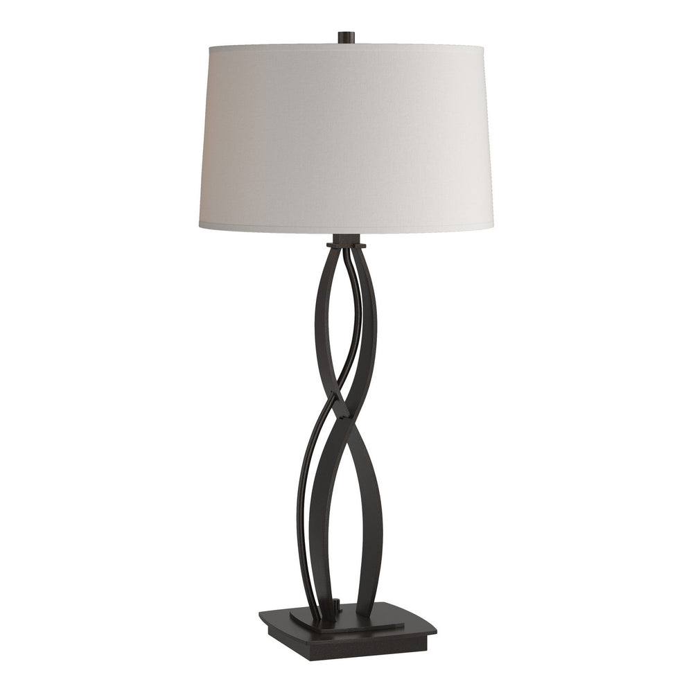 Hubbardton Forge - One Light Table Lamp - Almost Infinity - Oil Rubbed Bronze- Union Lighting Luminaires Decor