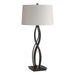 Hubbardton Forge - One Light Table Lamp - Almost Infinity - Oil Rubbed Bronze- Union Lighting Luminaires Decor