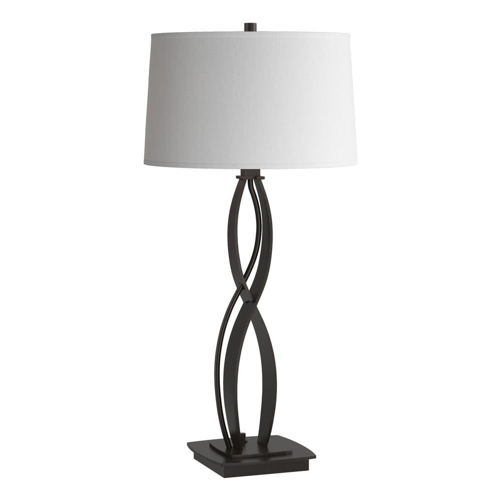 Hubbardton Forge - One Light Table Lamp - Almost Infinity - Oil Rubbed Bronze- Union Lighting Luminaires Decor