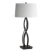Hubbardton Forge - One Light Table Lamp - Almost Infinity - Oil Rubbed Bronze- Union Lighting Luminaires Decor