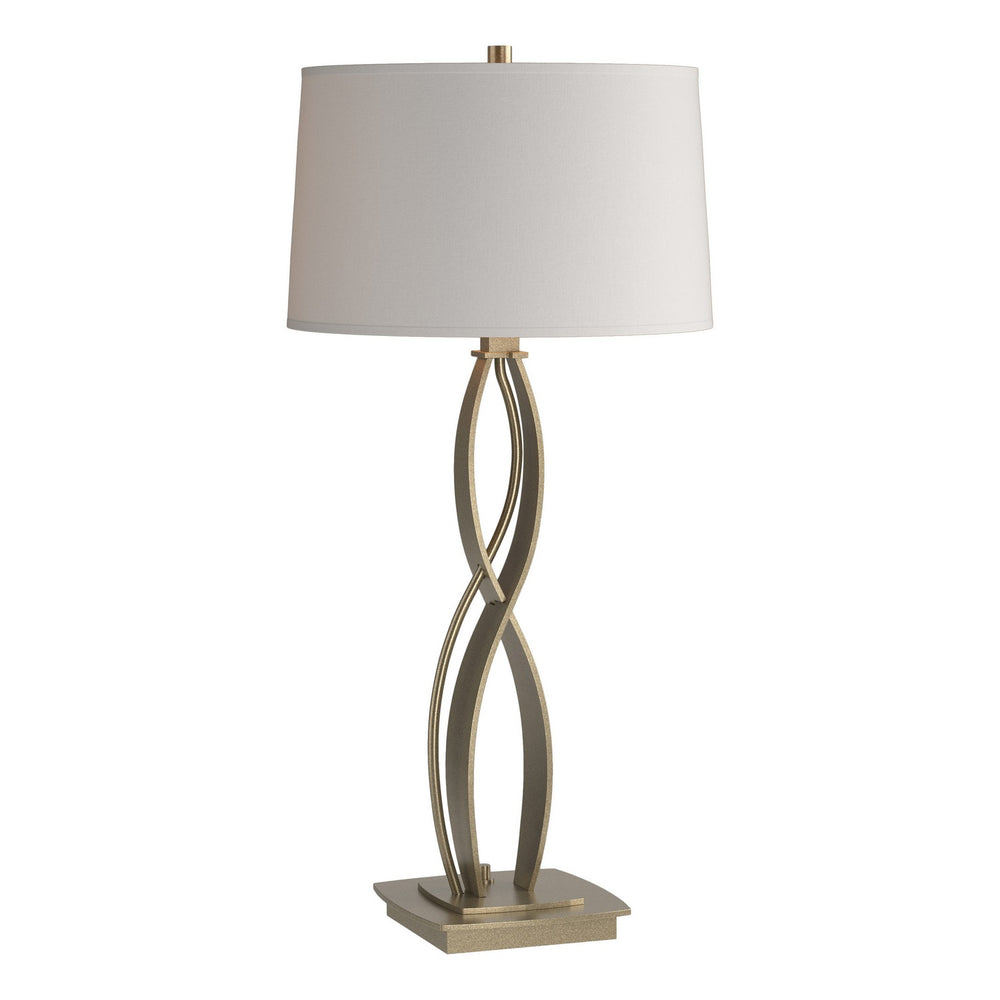 Hubbardton Forge - One Light Table Lamp - Almost Infinity - Soft Gold- Union Lighting Luminaires Decor