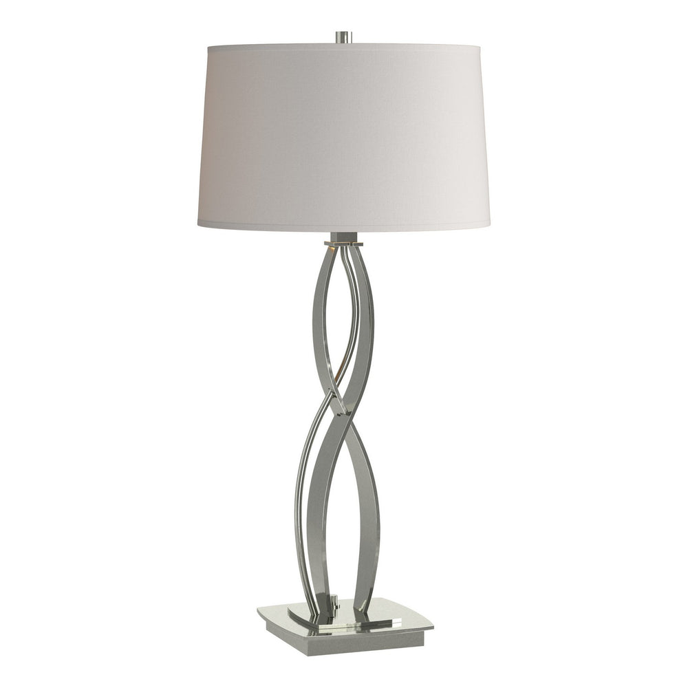Hubbardton Forge - One Light Table Lamp - Almost Infinity - Sterling- Union Lighting Luminaires Decor