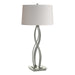 Hubbardton Forge - One Light Table Lamp - Almost Infinity - Sterling- Union Lighting Luminaires Decor