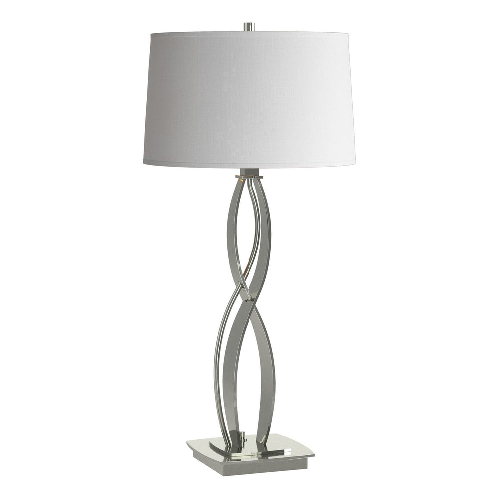 Hubbardton Forge - One Light Table Lamp - Almost Infinity - Sterling- Union Lighting Luminaires Decor