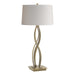 Hubbardton Forge - One Light Table Lamp - Almost Infinity - Modern Brass- Union Lighting Luminaires Decor