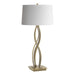 Hubbardton Forge - One Light Table Lamp - Almost Infinity - Modern Brass- Union Lighting Luminaires Decor