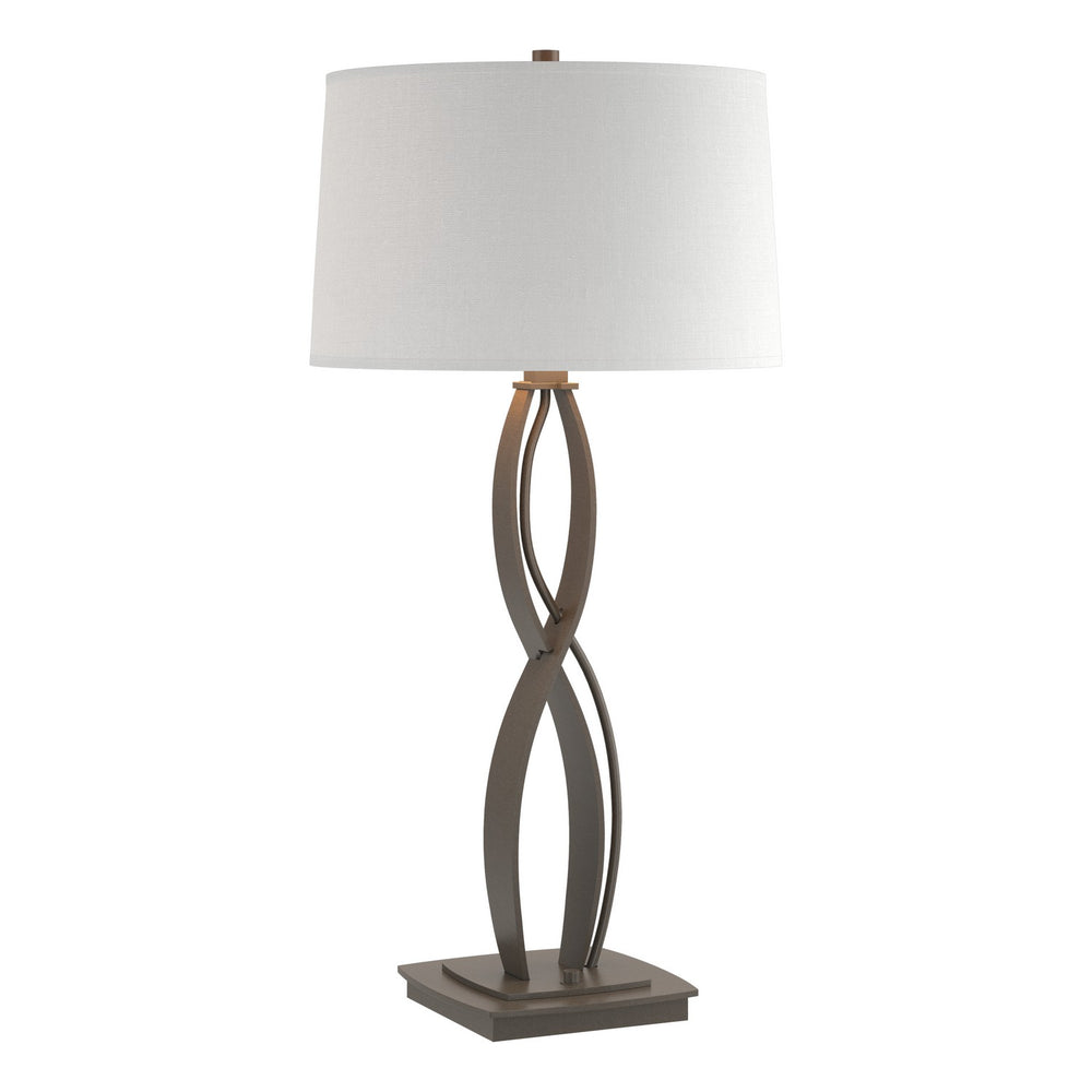 Hubbardton Forge - One Light Table Lamp - Almost Infinity - Dark Smoke- Union Lighting Luminaires Decor