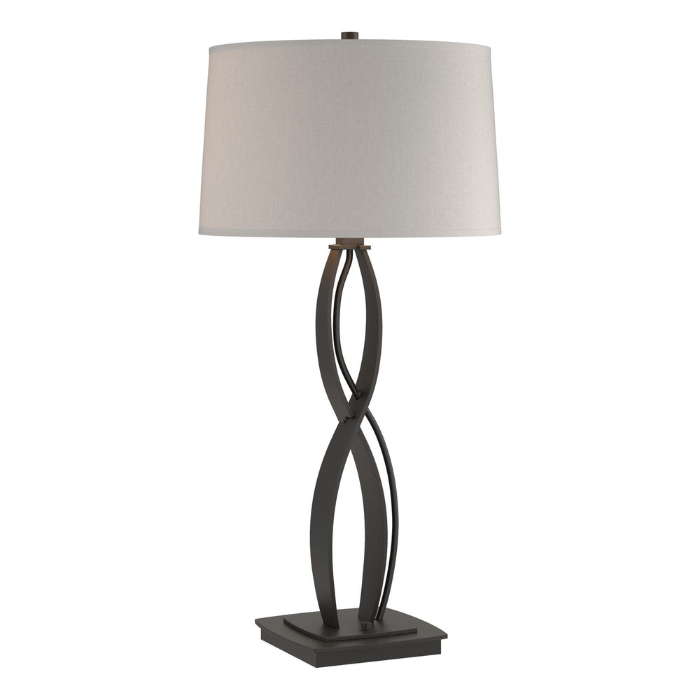 Hubbardton Forge - One Light Table Lamp - Almost Infinity - Black- Union Lighting Luminaires Decor