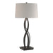 Hubbardton Forge - One Light Table Lamp - Almost Infinity - Black- Union Lighting Luminaires Decor