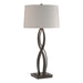 Hubbardton Forge - One Light Table Lamp - Almost Infinity - Oil Rubbed Bronze- Union Lighting Luminaires Decor
